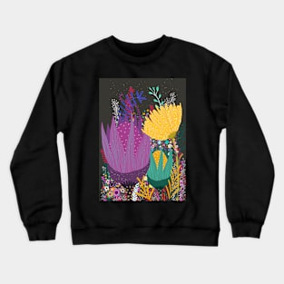 Woodland Flowers Crewneck Sweatshirt